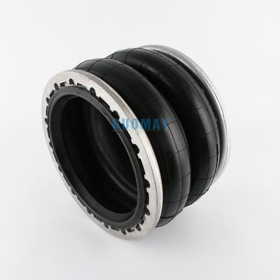 Silinder Pneumatik Flange LHF300218-2 dengan Air Spring Suspensi Ganda