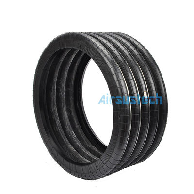 Yokohama S-600-5 Karet Air Spring 276mm Design Height Air Bellows Dengan Lingkaran Pinggang