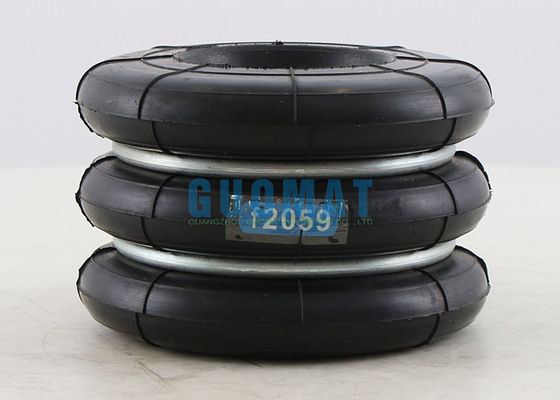 Triple berliku Karet Air Bellows S-90-3 YOKOHAMA Industrial Air Spring Untuk Mesin Punching