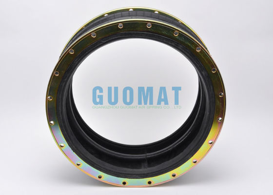 2H520217 Karet Air Bads M10 Screw Thread Double Convoluted Air Spring Dengan Flange Ring