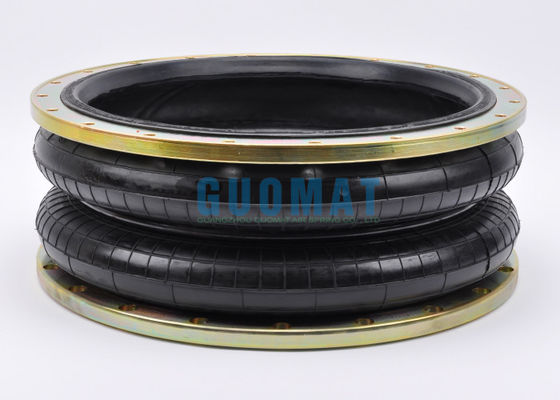 2H520217 Karet Air Bads M10 Screw Thread Double Convoluted Air Spring Dengan Flange Ring