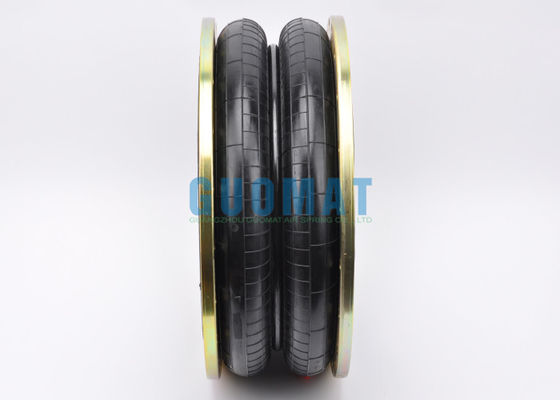 2H520217 Karet Air Bads M10 Screw Thread Double Convoluted Air Spring Dengan Flange Ring