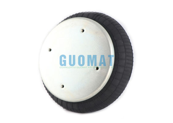 FS330-14 Kantung Udara Industri Contitech 1B330 Peredam Kejut Pegas Udara Pelat Baja 55mm-160mm Stroke