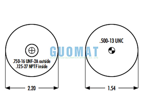 1S3-011 Goodyear Cab Air Spring W02-358-4001 Peredam Kejut Udara Firestone