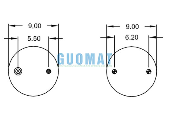 Air Spring Triple Convoluted W01-358-8016 Firestone Suspension Air Shock Absorber Bags
