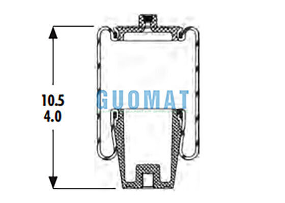 1S4-044 Goodyear Heavy Duty Suspension Air Spring ASC-08-7-194 Pneumatic Bellows Untuk Kabin Truk