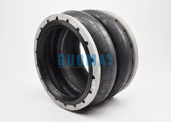 W01-358-7191 Firestone Flange Air Spring 28 Style Ribbed Neck Aluminium Bead Rings Karet kantong udara