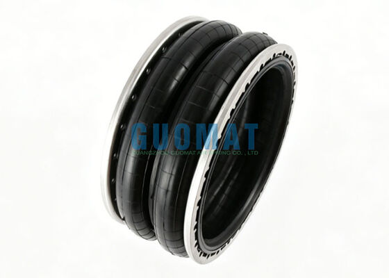 215 Double Air Bellow W01-358-7230 Firestone Air Spring Ribbed Neck Aluminium Bead Rings