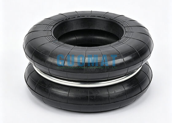 Rubber Air Bellows S-160-2/S-160-2R Double Convoluted Punch Press Airbag With Waist Ring