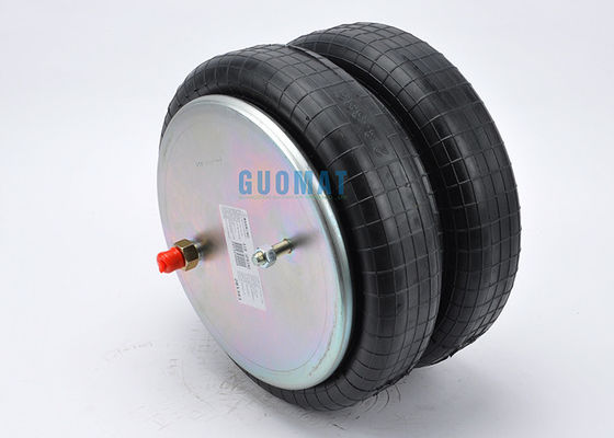 Sistem Air Bag Double Bellow 1/4NPT Industrial Air Spring Convoluted Suspension Untuk Peralatan