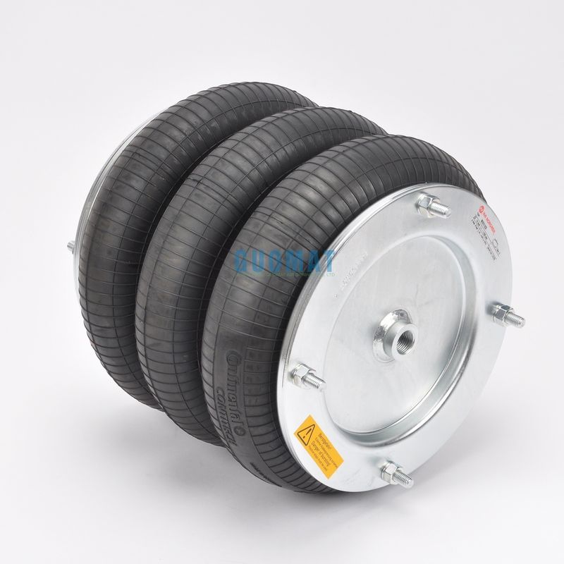 Norgren M/31123 Air Spring untuk Mesin Industri Baja 12 "X3 Karet Bellows