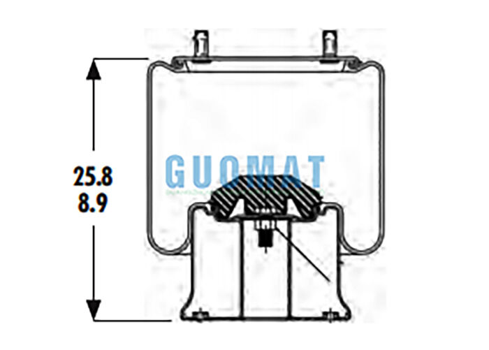 1R14-201 Goodyear Heavy Duty Truck Air Spring 566-28-3-020 Sistem suspensi udara