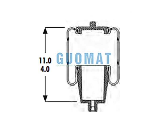 1S4.5-13 Goodyear Cab Air Spring Replacement 579-08-7-219 Airbag Suspensi Truk