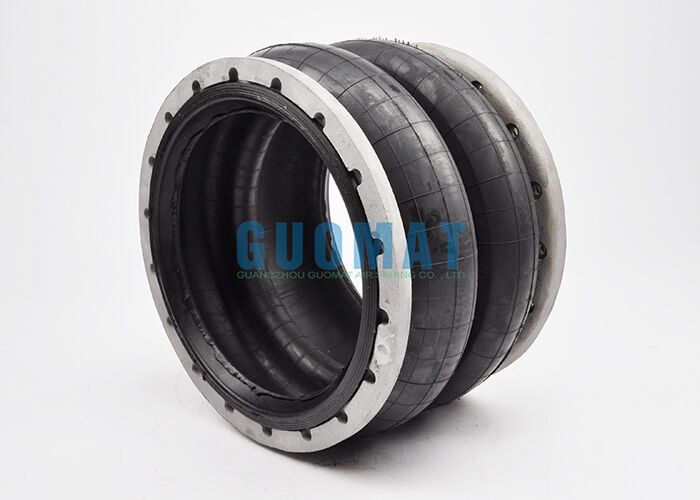W01-358-7191 Firestone Flange Air Spring 28 Style Ribbed Neck Aluminium Bead Rings Karet kantong udara