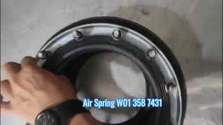 Firestone Air Spring W01-358-7431 Berbelit-belit Ganda